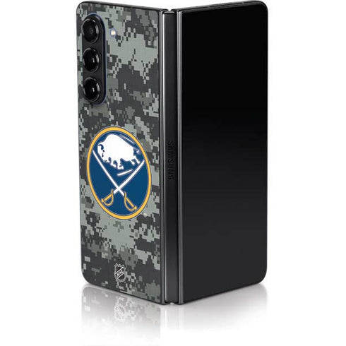 NHL Buffalo Sabres Camo Galaxy Z Fold5 5G Skin